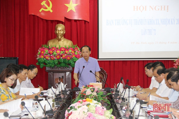 Rõ đầu việc, cụ thể mốc thời gian Đại hội Đảng bộ TP Hà Tĩnh khóa XXI