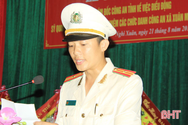 Nghi Xuân điều động công an chính quy về công tác tại xã