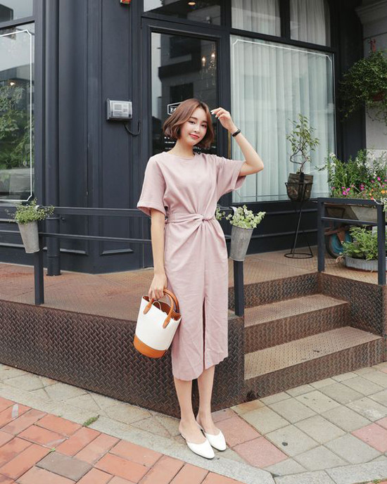 Các mẫu váy dáng dài cho nàng đón thu