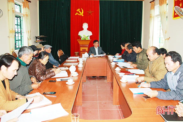 Can Lộc gấp rút hoàn thành biên soạn lịch sử đảng bộ trước khi sáp nhập xã