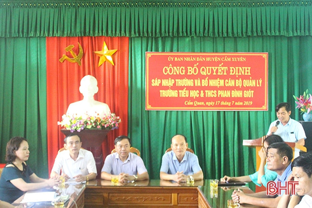 Hà Tĩnh giảm 33 đầu mối giáo dục công lập năm học 2019-2020