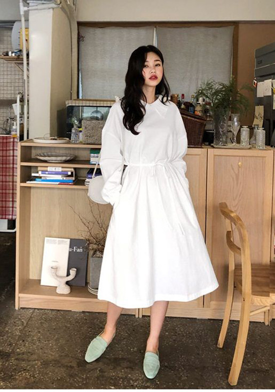 Các mẫu váy dáng dài cho nàng đón thu