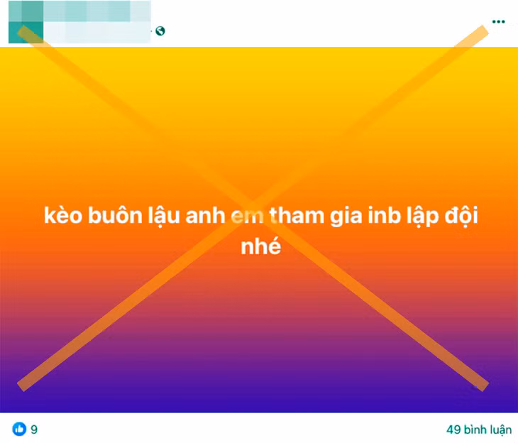 Các hoạt động phi pháp được mang ra bàn tán công khai