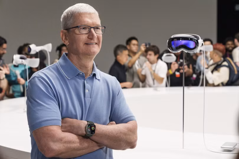 CEO Tim Cook của Apple. Ảnh: Bloomberg.