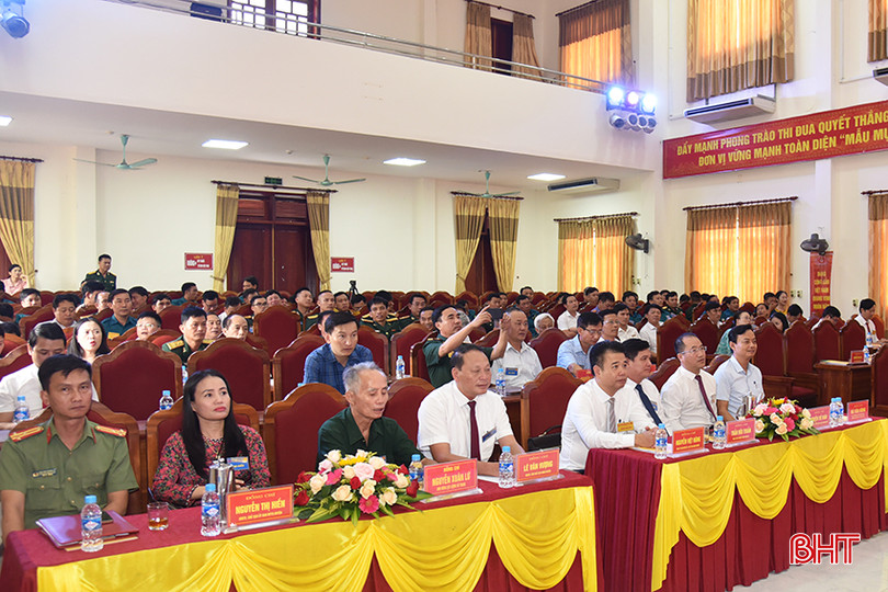 Đại biểu tham dự Đại hội Thi đua quyết thắng lực lượng vũ trang huyện Lộc Hà giai đoạn 2019 - 2024. DSC_6816.JPG