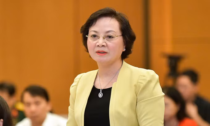 Bộ trưởng Nội vụ Phạm Thị Thanh Trà. Ảnh: QH