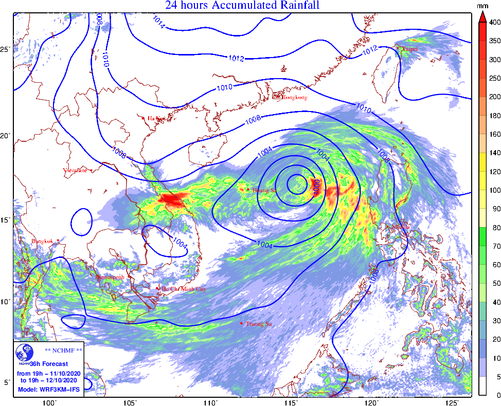 Hà Tĩnh lại xuất hiện mưa to