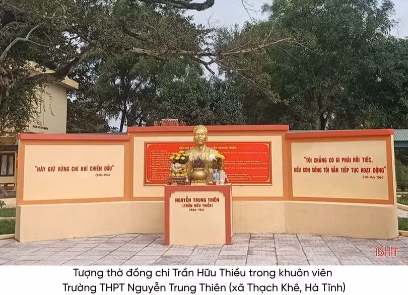 Ngôi trường THPT mang tên người anh hùng Nguyễn Trung Thiên ở Hà Tĩnh được thành lập vào năm nào?