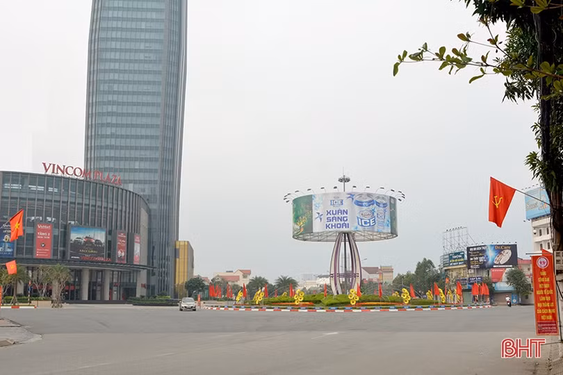 Thành phố Hà Tĩnh bình yên ngày đầu năm mới 