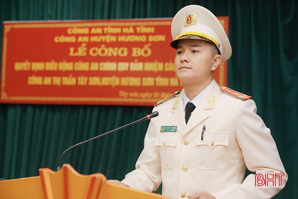 Huyện miền núi Hà Tĩnh chính thức “phủ kín” công an chính quy về xã