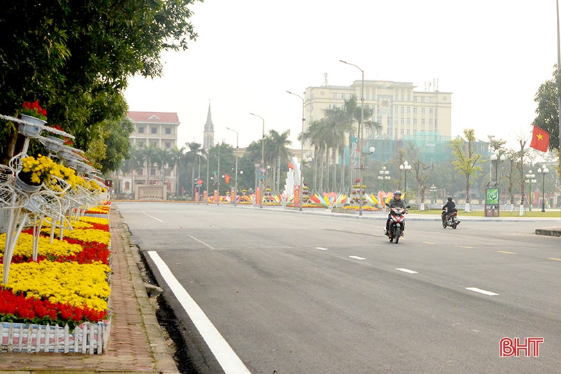 Thành phố Hà Tĩnh bình yên ngày đầu năm mới 