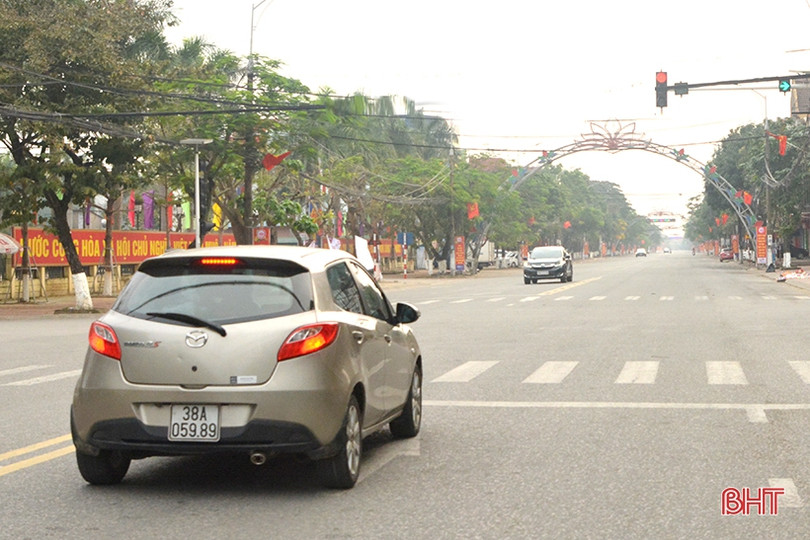 Thành phố Hà Tĩnh bình yên ngày đầu năm mới 