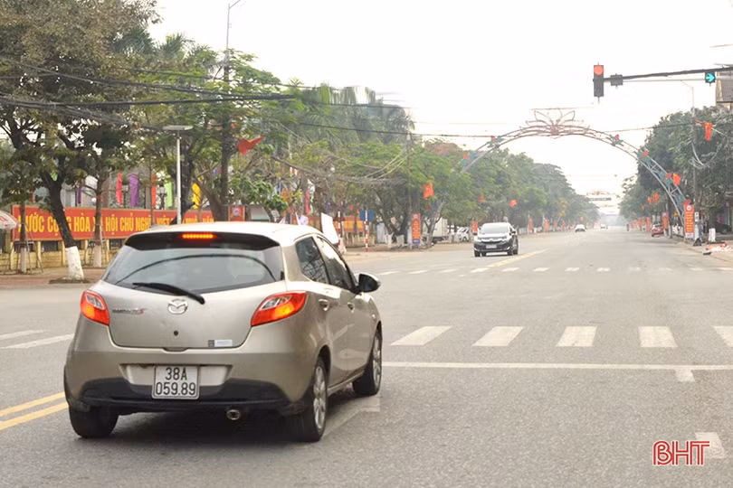 Thành phố Hà Tĩnh bình yên ngày đầu năm mới 