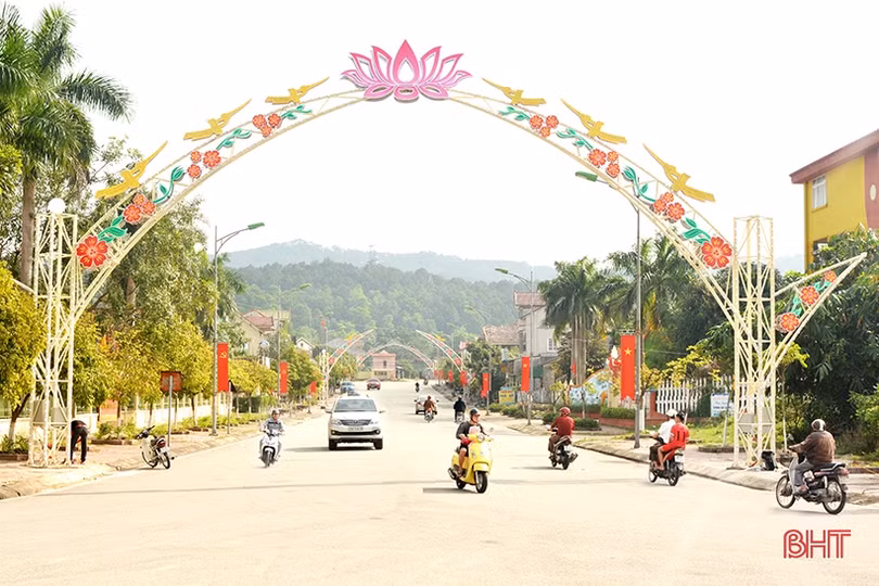 Xuân về rực rỡ trên đô thị phía Bắc Hà Tĩnh