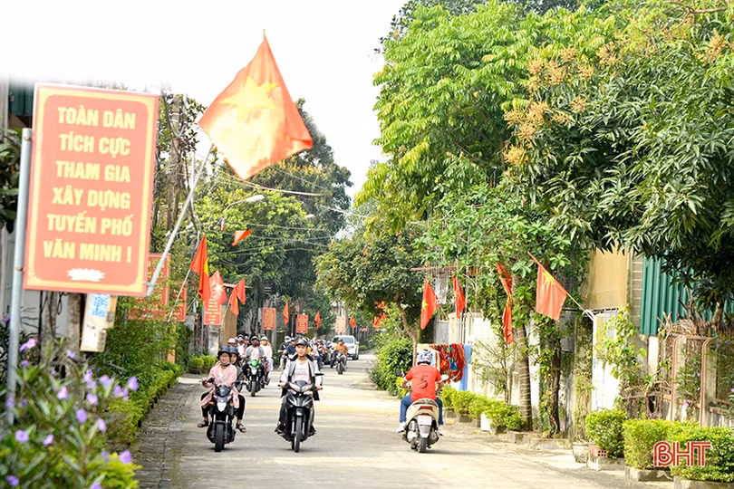 Xuân về rực rỡ trên đô thị phía Bắc Hà Tĩnh