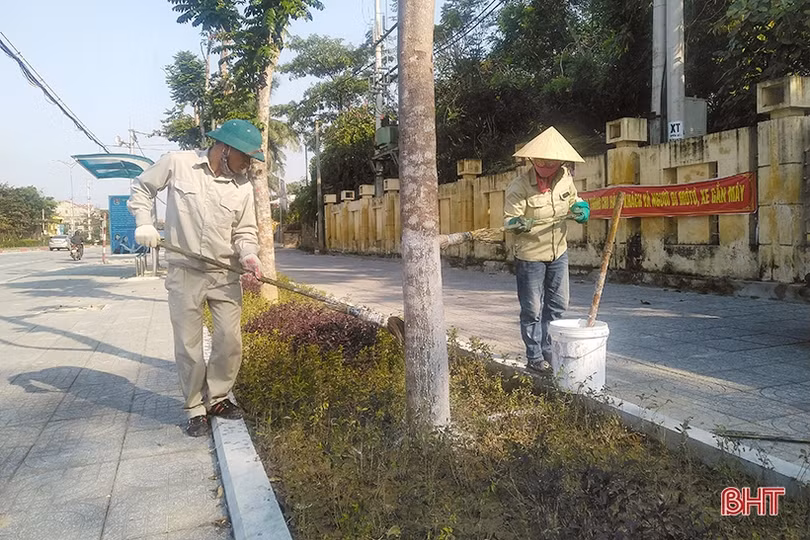 Xuân về rực rỡ trên đô thị phía Bắc Hà Tĩnh