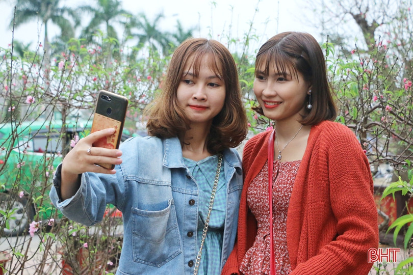Ra phố hoa Hà Tĩnh mang Xuân về nhà