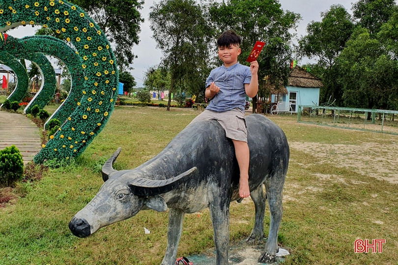Hoa xuân Đồng Nôi rực rỡ hút khách những ngày đầu năm mới