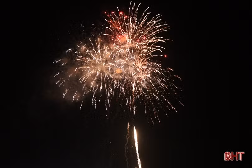 Hà Tĩnh rực rỡ pháo hoa “Mừng Đảng, mừng xuân Canh Tý”