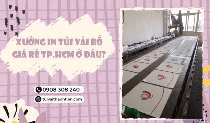 In túi vải bố quà tặng doanh nghiệp - Thành Tiến