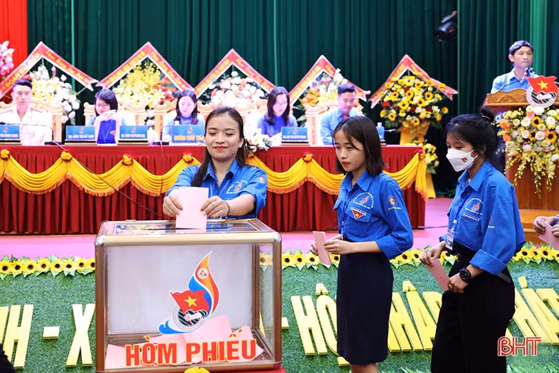Các địa phương cấp huyện ở Hà Tĩnh đại hội Đoàn nhiệm kỳ 2022 - 2027