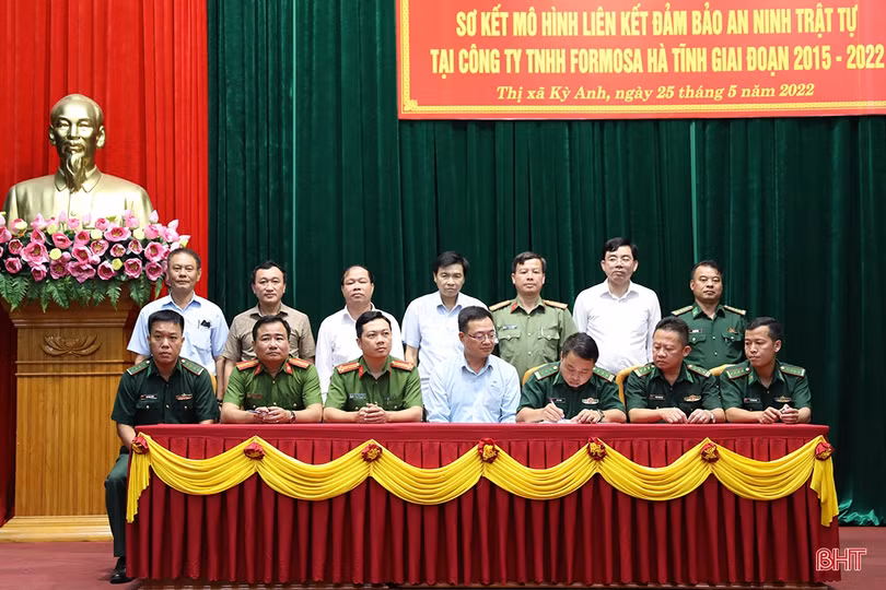 Phối hợp đảm bảo tốt an ninh trật tự tại Dự án Formosa Hà Tĩnh