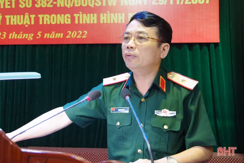 Công tác kỹ thuật của LLVT Hà Tĩnh có nhiều chuyển biến, ngày càng đi vào chiều sâu