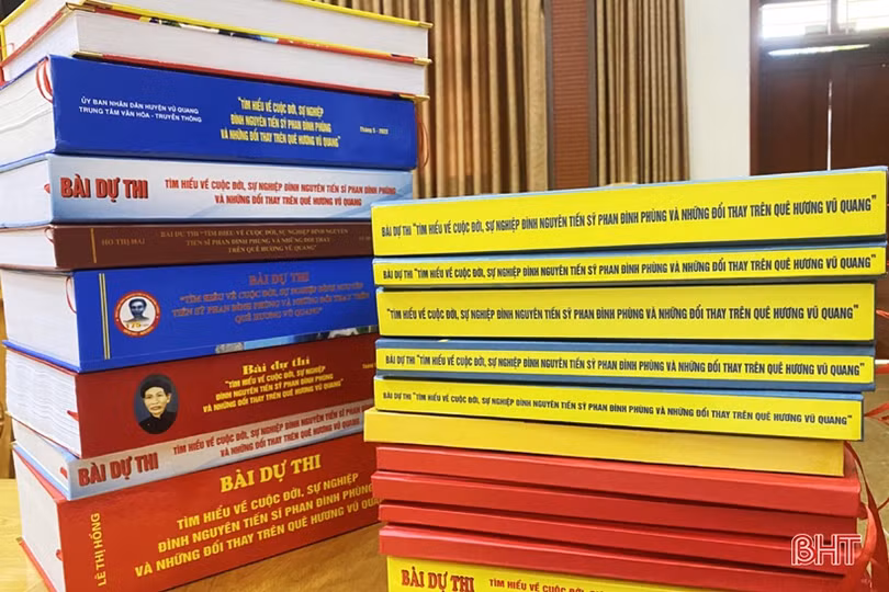 Hơn 3.300 bài thi viết về Đình nguyên Tiến sỹ Phan Đình Phùng và huyện Vũ Quang