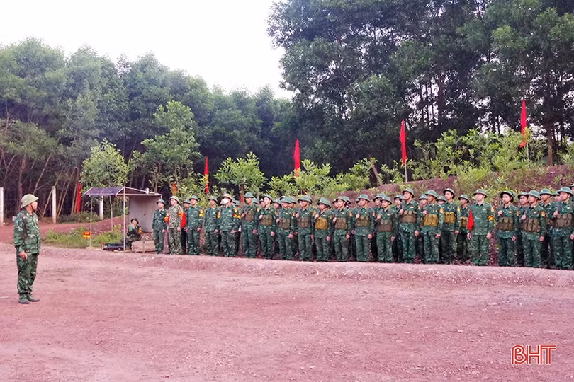 Chiến sỹ mới BĐBP Hà Tĩnh tự tin hoàn thành “3 tiếng nổ”