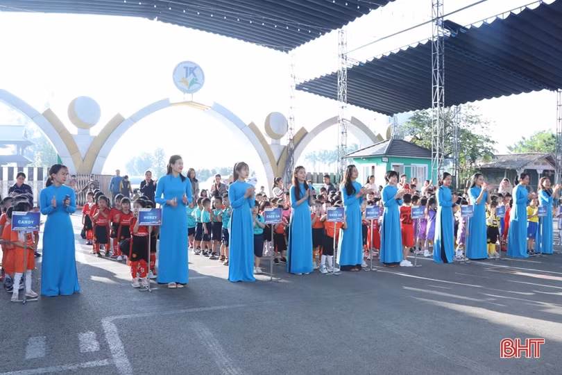 Sôi động giải thể thao “Trung Kiên Super Kids”