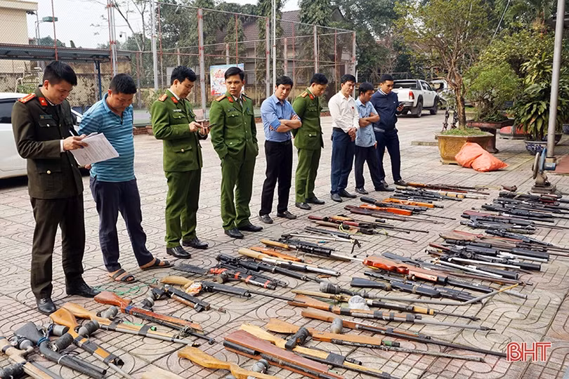 Mở đợt cao điểm đấu tranh với vi phạm pháp luật liên quan đến vũ khí, vật liệu nổ và pháo