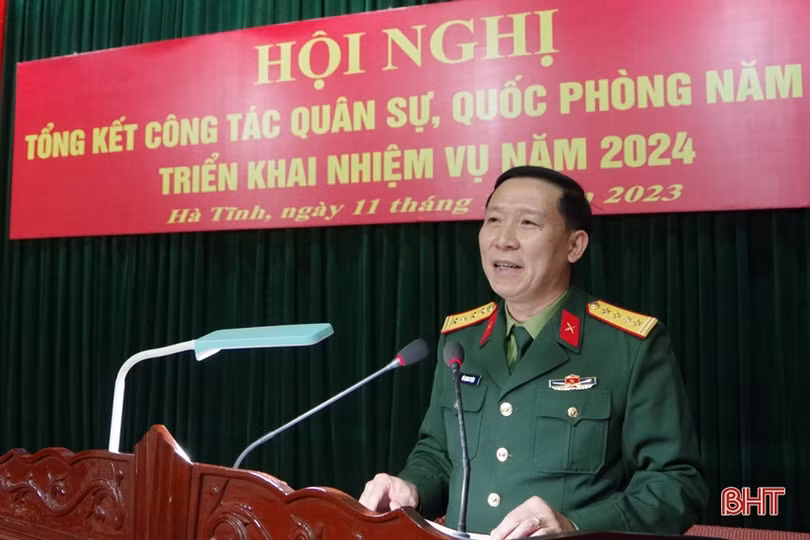 Bộ CHQS tỉnh Hà Tĩnh hội nghị quân chính, triển khai nhiệm vụ năm 2024