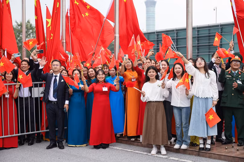 Thủ tướng Phạm Minh Chính đón Tổng Bí thư, Chủ tịch nước Trung Quốc Tập Cận Bình