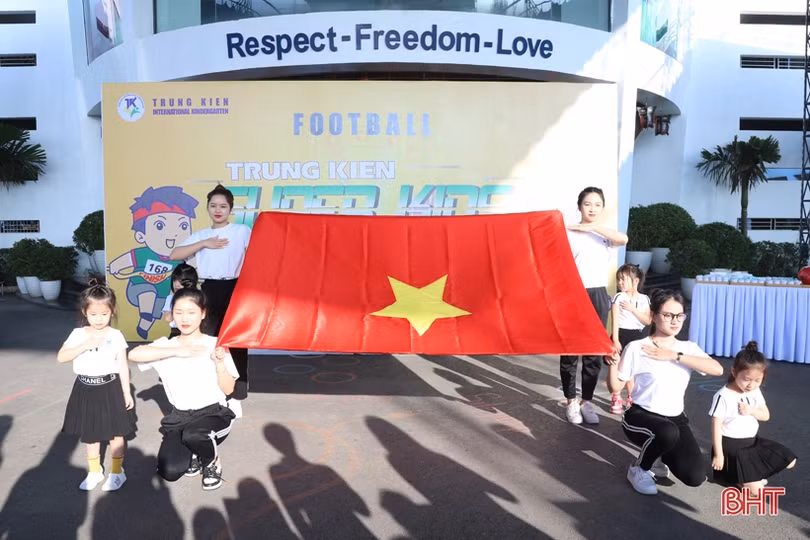 Sôi động giải thể thao “Trung Kiên Super Kids”