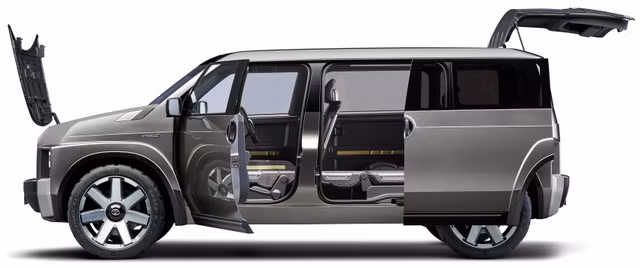 toyota tj cruiser con chung cua anh suv va chi xe van cho hang
