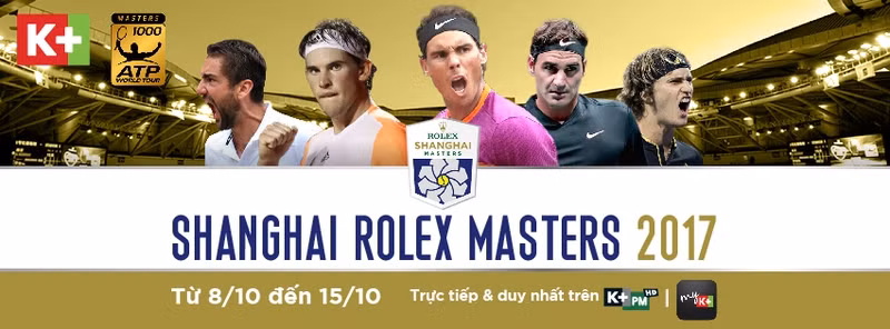 rolex masters 2017 cac tay vot sieu sao tu hoi o thuong hai