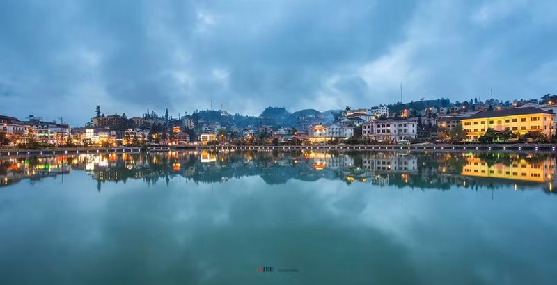 canh sac nhu tranh cua sa pa mua lua chin