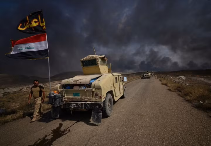 hinh anh binh si iraq tien ve giai phong hawija khoi tay is