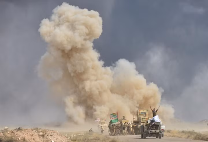 hinh anh binh si iraq tien ve giai phong hawija khoi tay is
