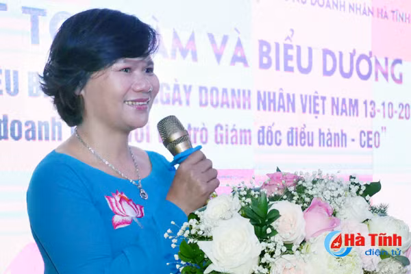nu doanh nhan ha tinh chia se kinh nghiem giam doc dieu hanh
