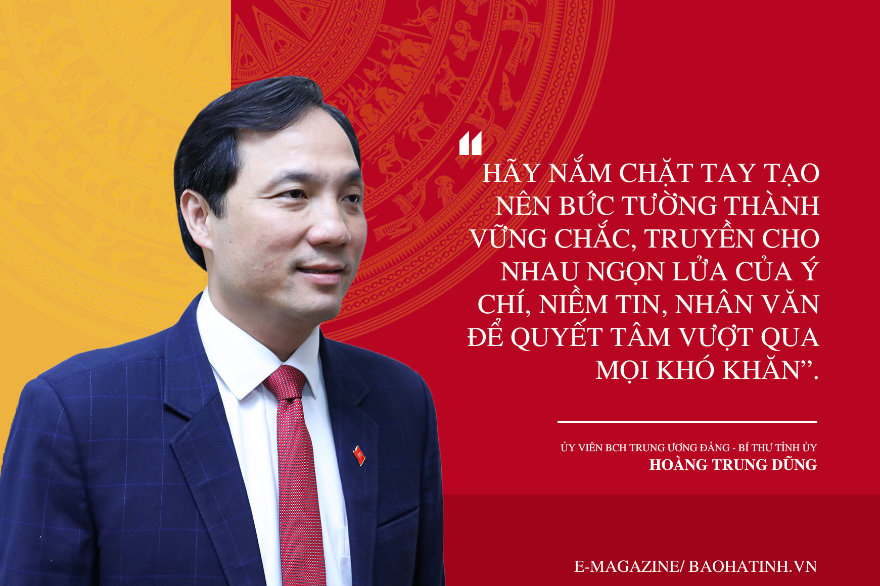 Hệ thống chính trị các cấp và mỗi người dân hãy chung sức, đồng lòng đưa nghị quyết của Đảng vào cuộc sống