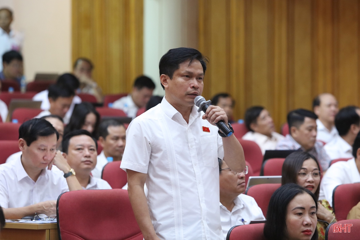 Đại biểu HĐND tỉnh chất vấn tư lệnh các ngành nội vụ, y tế, tài nguyên và môi trường
