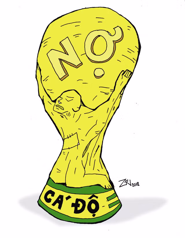 Hí họa: World cup - mùa ngộ độc cá...độ