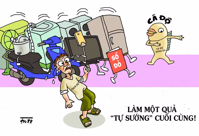 Hí họa: World cup - mùa ngộ độc cá...độ