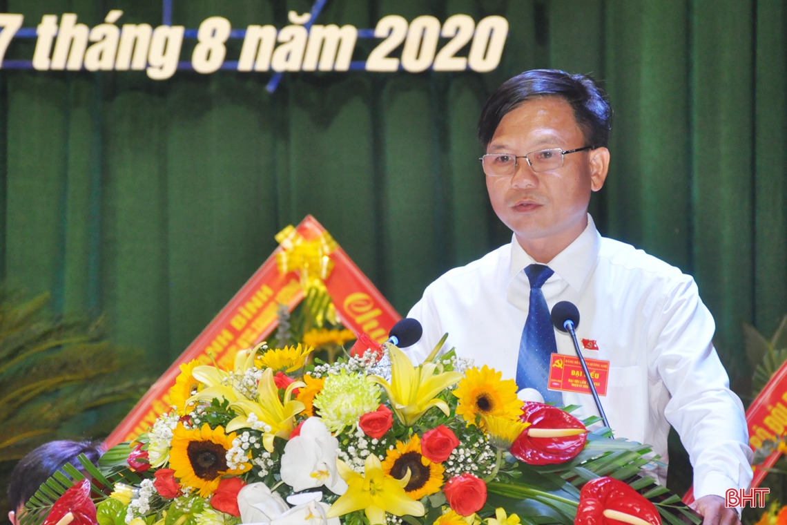38 đồng chí được bầu vào Ban Chấp hành Đảng bộ huyện Hương Khê nhiệm kỳ 2020 - 2025
