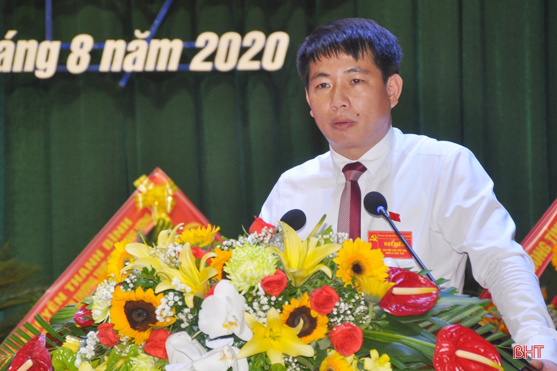 38 đồng chí được bầu vào Ban Chấp hành Đảng bộ huyện Hương Khê nhiệm kỳ 2020 - 2025