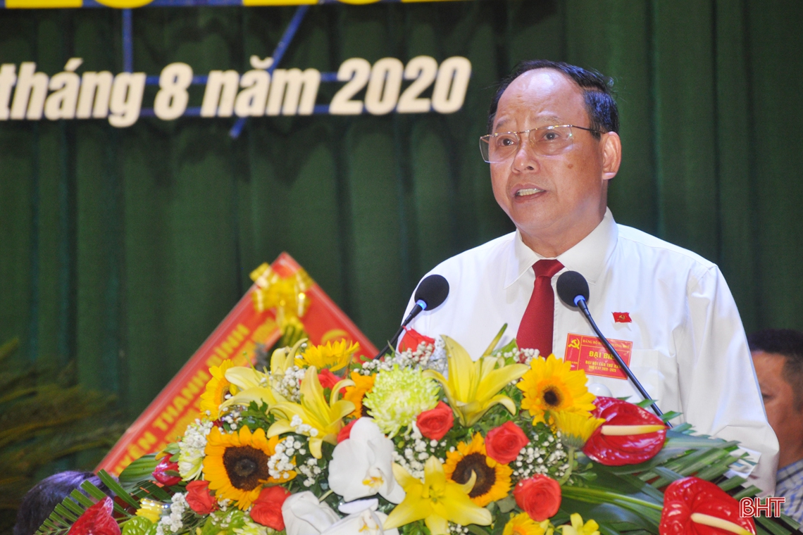 38 đồng chí được bầu vào Ban Chấp hành Đảng bộ huyện Hương Khê nhiệm kỳ 2020 - 2025