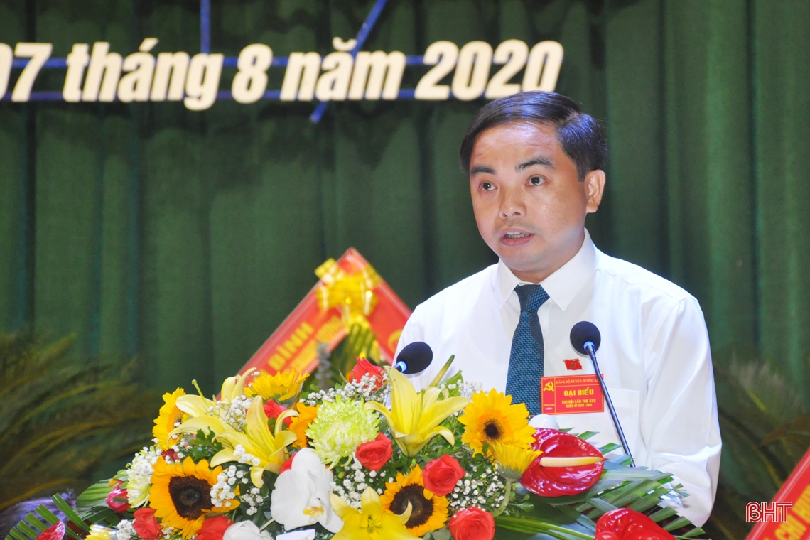 38 đồng chí được bầu vào Ban Chấp hành Đảng bộ huyện Hương Khê nhiệm kỳ 2020 - 2025