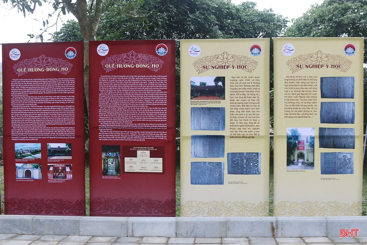 Chuyên đề giới thiệu hơn 200 hình ảnh, tài liệu với 5 chủ đề: Quê hương và dòng họ; Sự nghiệp y học; Sự nghiệp văn học; Bảo tồn, phát huy di sản và tri ân; Đổi mới trên quê hương Hải Thượng Lãn Ông Lê Hữu Trác.