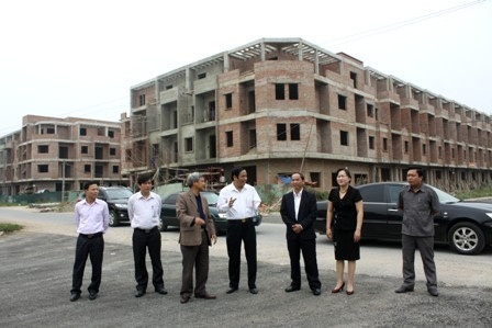 Bí thư Tỉnh ủy Nguyễn Thanh Bình tham quan khu đô thị tại thành phố Bắc Ninh